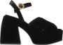 Nodaleto Zwarte platform sandalen Bulla Joni Black Dames - Thumbnail 1