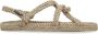 Nomadic State of Mind Lurex Touw Sandalen Beige Dames - Thumbnail 1