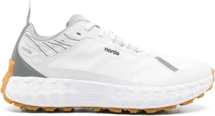 Norda Witte Sneakers met Bio-Dyneema Bovenwerk White Heren