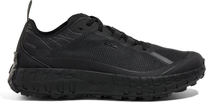 Norda Zwarte Platte Trail Hardloopschoenen Black Heren