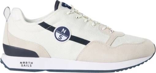 North Sails Witte Horizon Plain Sneakers White Heren