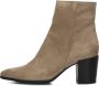 Notre-V At 156 Enkellaarsjes Enkelboots met rits Dames Taupe - Thumbnail 3