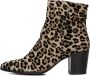 Notre-v Beige Luipaardprint Enkellaarzen Beige Dames - Thumbnail 2