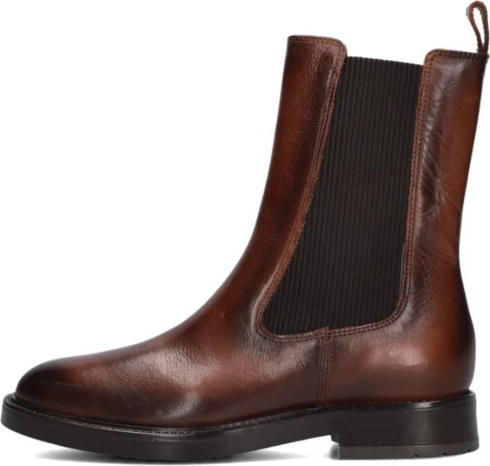 Notre-v Cognac Chelsea Boots voor Vrouwen Brown Dames