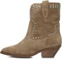 Notre-V 08-482 Cowboylaarzen Western Laarzen Dames Taupe - Thumbnail 3