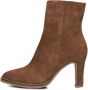 Notre-V 57436 Enkellaarsjes Enkelboots met rits Dames Cognac - Thumbnail 3