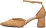 Notre-V 35514 Pumps High Heels Schoenen Hoge Hak Dames Cognac - Thumbnail 3