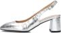 Notre-V 3713 Slingbacks Dames Zilver - Thumbnail 3