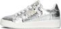 Notre-V Yenthe 2 Lage sneakers Leren Sneaker Dames Zilver - Thumbnail 2