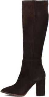 Notre-v Elegante Hoge Laarzen in Warm Bruin Brown Dames