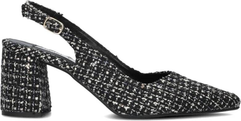 Notre-v Elegante Slingbacks met Blokhak Black Dames