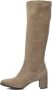 Notre-v Elegante Taupe Hoge Laarzen Beige Dames - Thumbnail 3