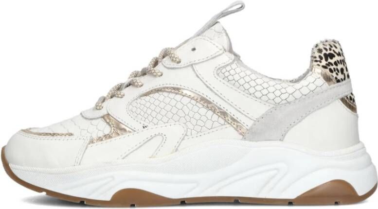 Notre-V Iva-06 Sneakers Leren Sneaker Dames Wit