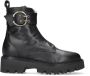 Notre-v Zwarte Bikerboots Trendy Stijl Black Dames - Thumbnail 3