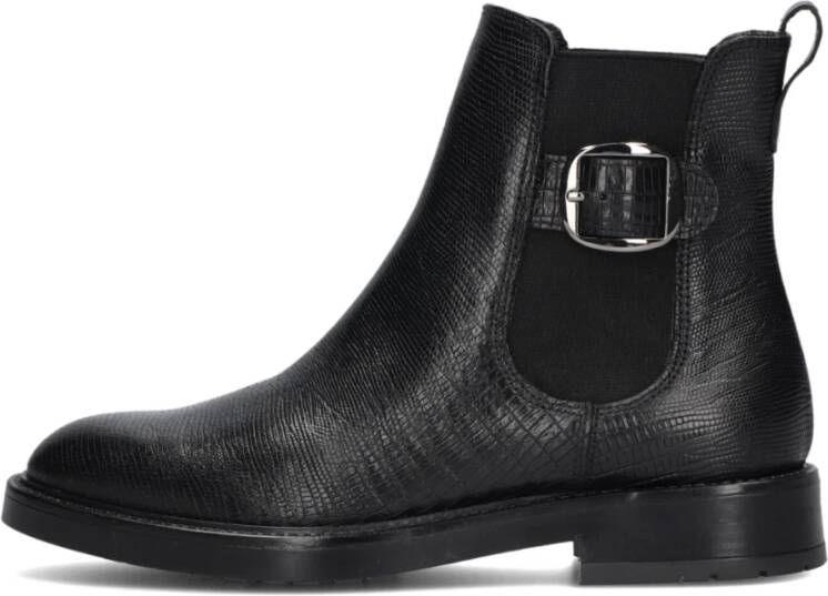 Notre-v Zwarte Chelsea Boots voor Dames Black Dames