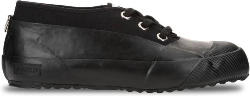 Novesta Rubber Sneaker Laag Zwart Black Unisex