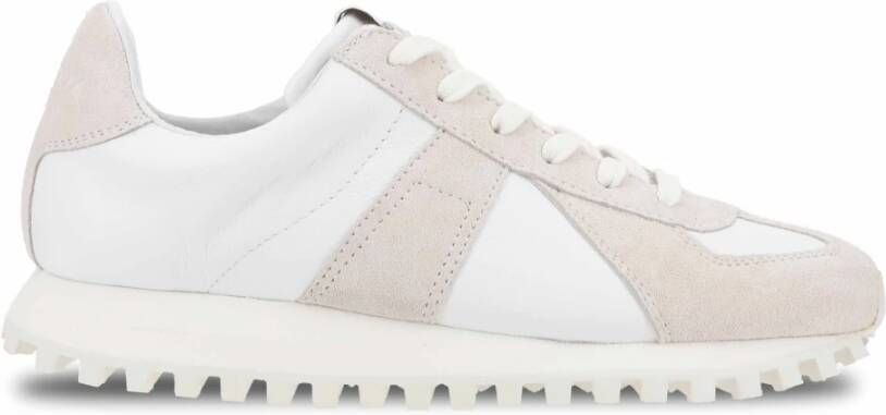 Novesta Witte Leren Trail Sneakers White Unisex