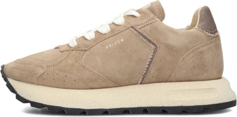 NUBIKK Lage Sneakers Dames Rose Nomad Fur Maat: 38 Materiaal: Suède Kleur: Beige