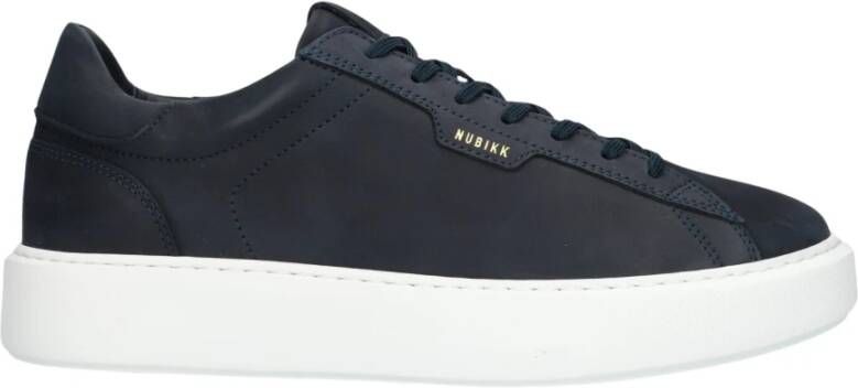 NUBIKK Lage Sneakers Heren Vince Tora Heren Maat: 42 Materiaal: Nubuck Kleur: Blauw