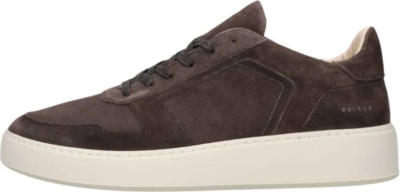 Nubikk Bruine Suède Lage Sneakers Brown Heren