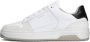 NUBIKK Lage Sneakers Dames Basket Court Maat: 45 Materiaal: Leer Kleur: Wit - Thumbnail 1