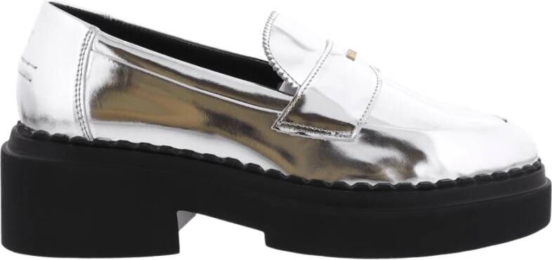 Nubikk Dames Frankie Loader Loafer Zilver Gray Dames