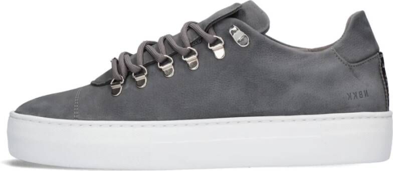 Nubikk Grijze Lage Sneaker Jagger Classic Gray Heren