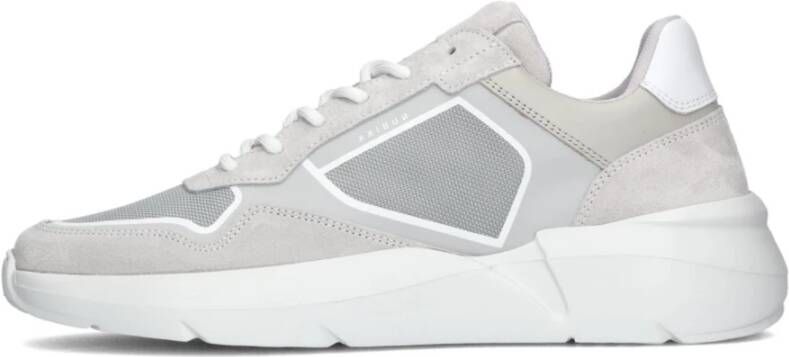 NUBIKK Lage Sneakers Heren Roque Road Curl Maat: 41 Materiaal: Suède Kleur: Grijs