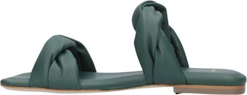 Nubikk Groene Twist Sandalen Green Dames