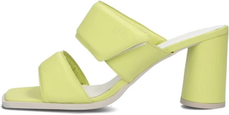 Nubikk Lime Green Mules Norah Jones Green Dames