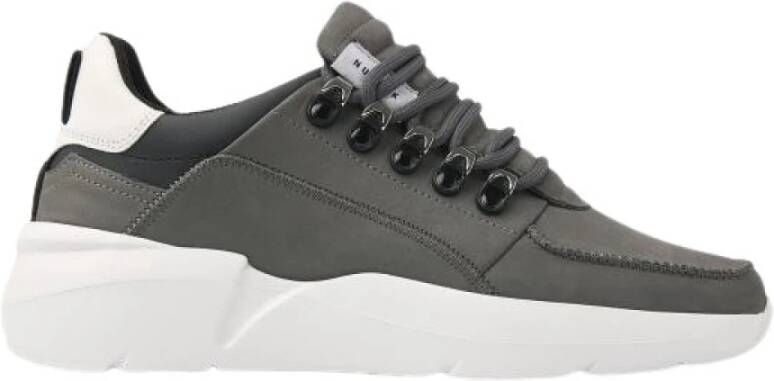 Nubikk Moderne Donkergrijze Sneaker Gray Heren