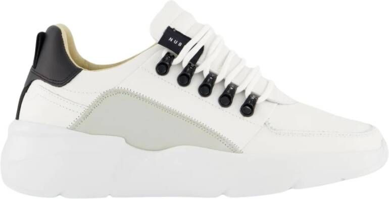 Nubikk Roque Roman Sneaker Wit Zwart White Heren