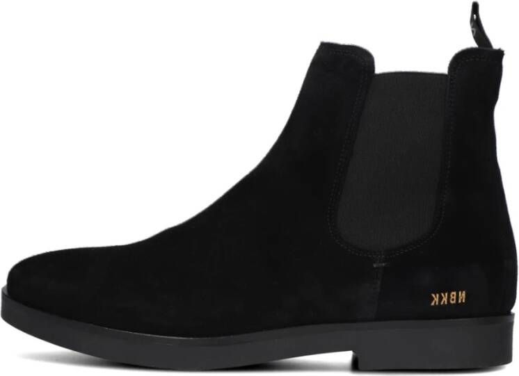 Nubikk Suede Chelsea Boots Logan Black Heren