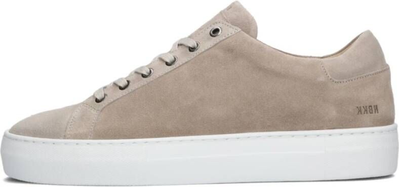 Nubikk Taupe Lage Sneaker Jagger Pure Beige Heren