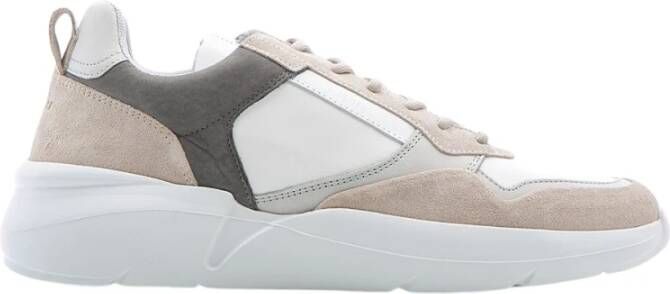 Nubikk Wit Grijs Wave Sneakers voor Casual Dagen Multicolor Heren