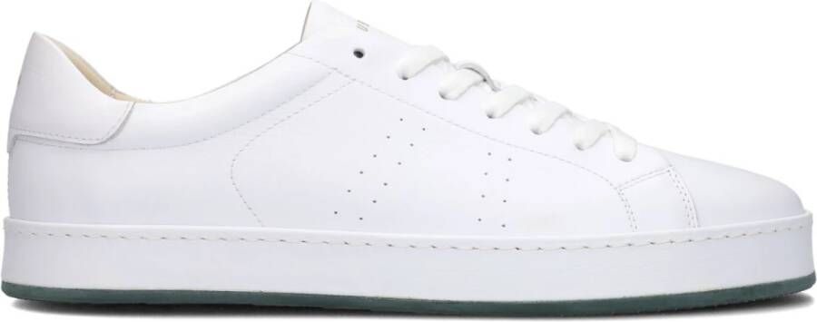 Nubikk Witte Leren Heren Sneakers Como Caio White Heren