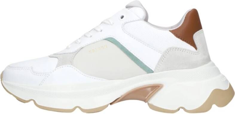 NUBIKK Lage Sneakers Dames Ross Jaden Maat: 36 Materiaal: Leer Kleur: Wit