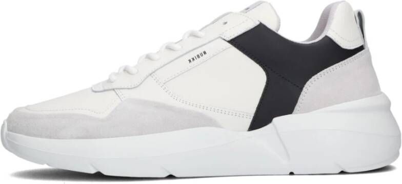 Nubikk Witte Road Wave Sneakers White Heren