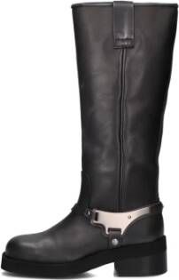 Nubikk Zwarte Leren Boots Eve Lynn Black Dames