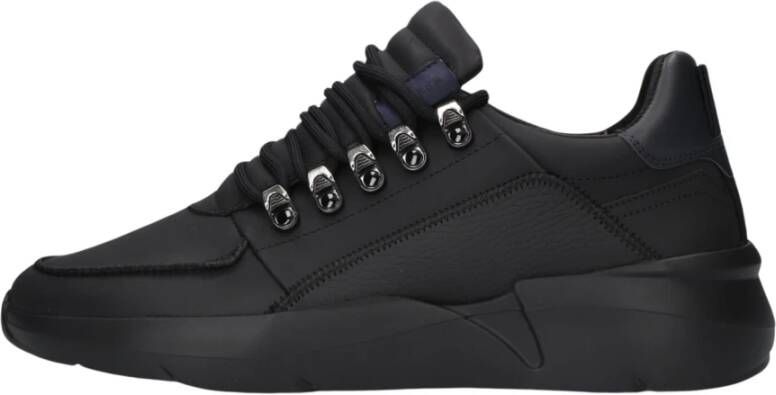 Nubikk Zwarte Roman Heren Sneakers Black Heren