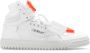 Off White Leren sneakers met stoffen inzetstukken White Heren - Thumbnail 6