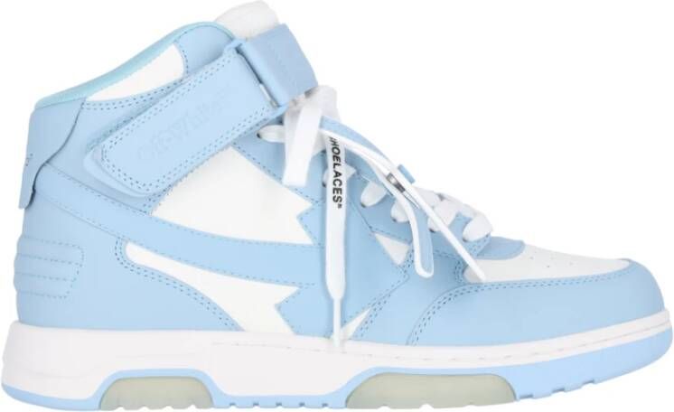 Off-White Out Of Office mid-top sneakers WHITE LIGHT BLUE