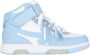 Off-White Out Of Office mid-top sneakers WHITE LIGHT BLUE - Thumbnail 1