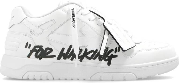 Off White Buiten Kantoor Voor Wandelsneakers White Heren