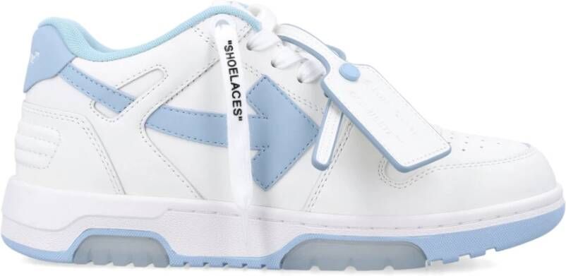 Off White Casual Leren Sneakers White Dames