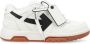 Off White Witte Leren Lage Sneakers met Pijl Patch White Dames - Thumbnail 3