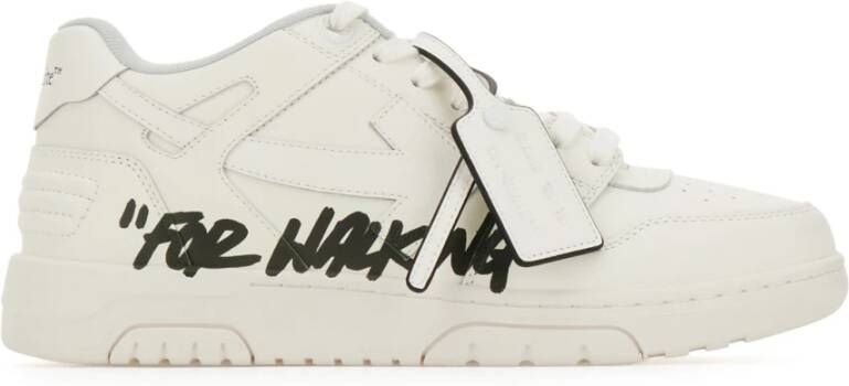 Off White Casual Sneakers voor Dagelijks Gebruik White Heren