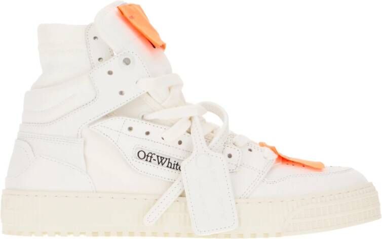 Off White Casual Sneakers voor dagelijks gebruik White Heren