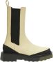 Off White Chelsea Boot Spons-effect Crème Militair Beige Dames - Thumbnail 1