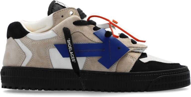 Off White Drijvende pijl sneakers Gray Heren